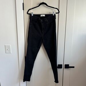 Abercrombie & Fitch Black Skinny Jeans The Super Skinny High Rise